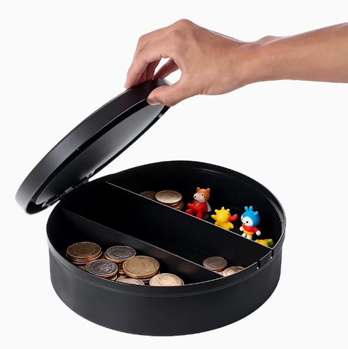 Multifunctional Concealed Coin Safe. Wall-Mounted Security Vault. Ideal for Use in Homes And Offices. The Perfect Choice for Storing Cash. Sturdy And Durable Coin Storage Box. Coin Sorter