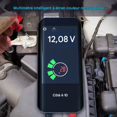 A10 Fully Automatic Smart Multimeter with Digital Color Screen, Rechargeable, Multifunctional, Burn-Proof, Electrician