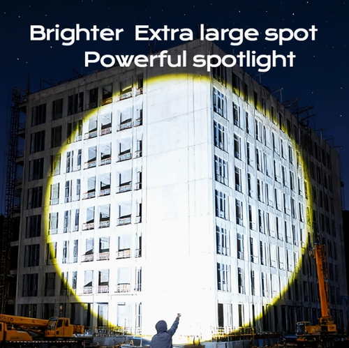 1pc Black SKT Explorer Multi-Functional Super Bright Flashlight