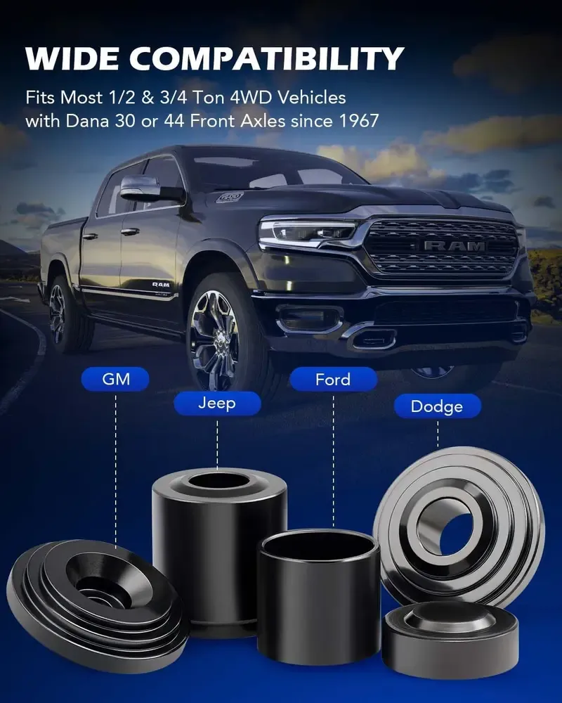 Orion Motor Tech Ball Joint Press Kit, Heavy Duty Ball Joint Removal Tool Kit with 4x4 Adapters, for Most 2WD and 4WD Cars and Light Trucks, for Automotive Repair, Repair Tool Kit