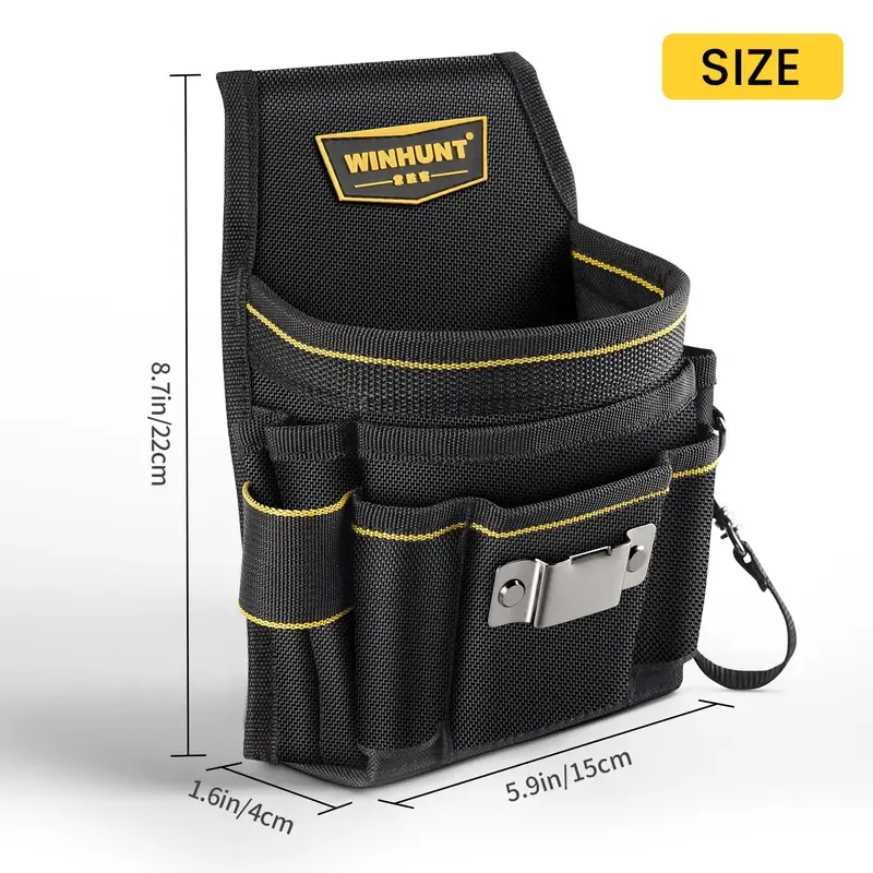 Professional Tool Belt Bag, Sling Tool Bag, Multifunctional Tool Storage Bag, Tool Organizer for Home & Office