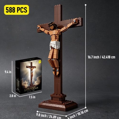 Jesus Cross Building Block Set