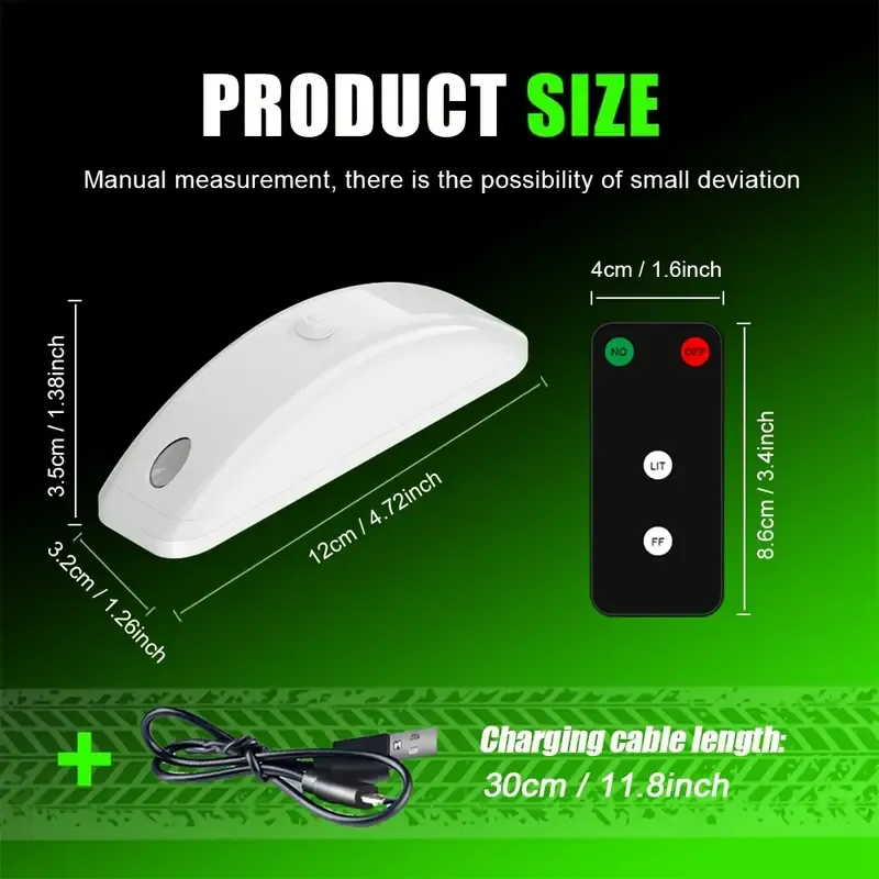 Rechargeable LED Neon Light   USB Rechargeable GCYS LED Neon Car Light - Flashing & Steady Modes, 5V Powered for Cars, Motorcycles, ATVs