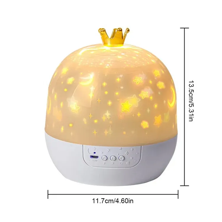 2-in-1 children's night light and projector