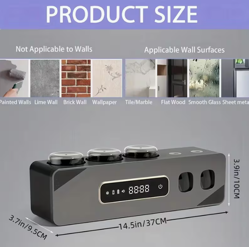 Smart Touch-Controlled Sterilizing and Drying Toothbrush Holder