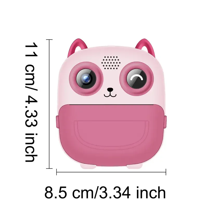 Kids Instant Print Camera for Boys & Girls, HD Lens Digital Camera, Perfect Christmas & Birthday Gift for Toddlers & Teens Ages 12+, Unisex Playtoy