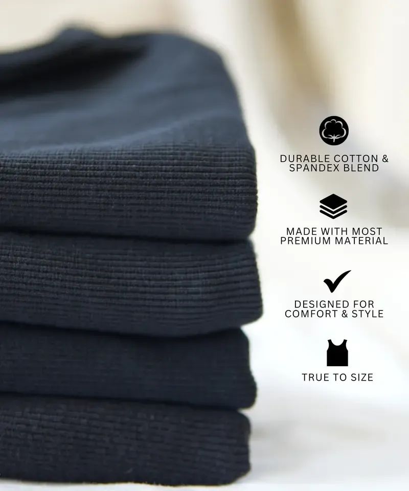 EKKO Beaters Tank Top - True To Size | 370+ GSM | Cotton and Spandex