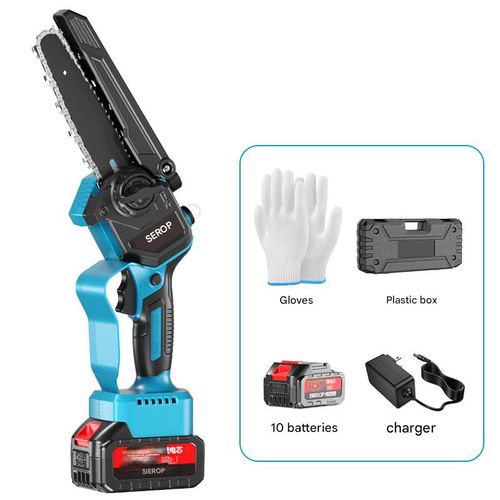 2 in 1 Cordless 8 inch Pole Saw, SeeSii Power Electric Polesaw for Tree Trimming with 2X4.0Ah batteries, Chain Saw with Extension Pole, Limb Branch Cutter Pruner P8 Ace CS300Pro-APS61 CH800B