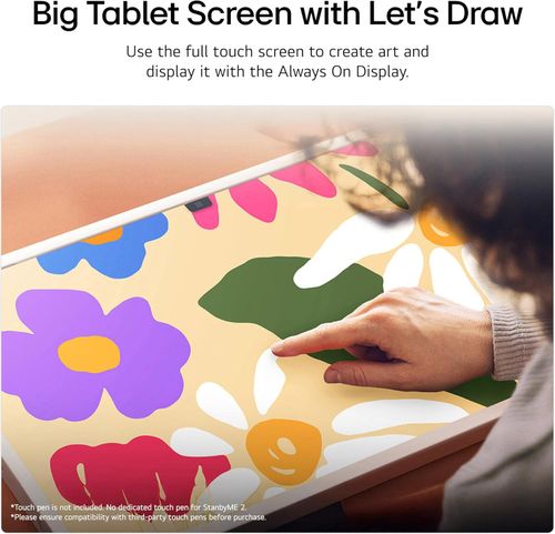 LG 27LX6TDGA 27-Inch StanbyME2 Portable Smart Screen (alpha 8 AI Processor, Touch Screen Monitor, Built-in Battery with 4 hours of playback, 60Hz)