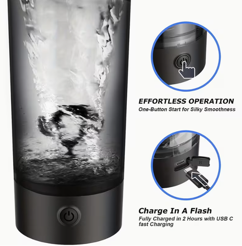 New Electric Mixing Cup — Fully Automatic Shaker Bottle
