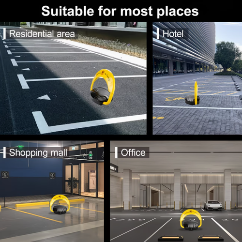 Intelligent Remote Control Parking Lock With Collision Alarm, Automatic Parking Barrier