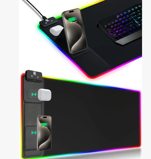 Extra-Large Magnetic Wireless Charging Gaming Mouse Pad