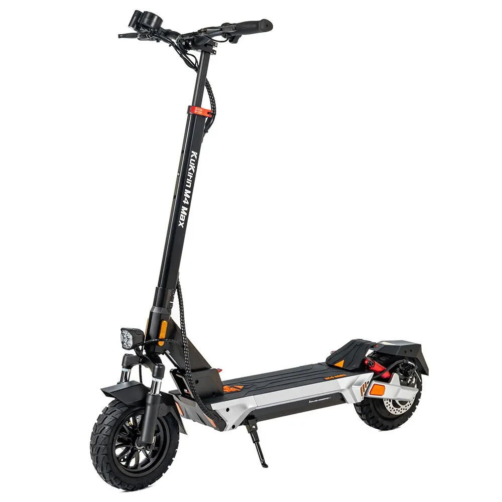 KuKirin M4 Max Electric Scooter 18.2Ah 48V 800W Motor Recommended Top Speed 25KM-H 10inch Moped Electric Scooter 64KM Mileage Electric Scooter Max Load 120Kg - Black