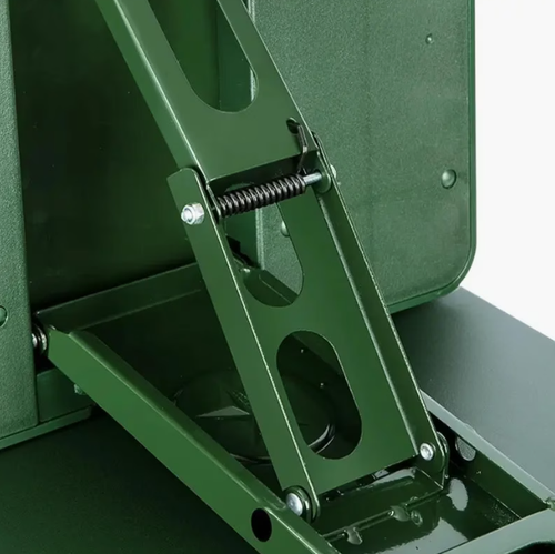 Heavy-Duty Folding Chair with Side Table