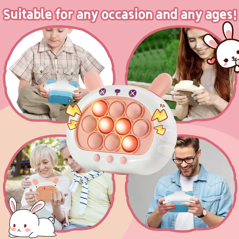 Fast Quick Push Game Bubble Stress Relief Toys for Kids Trend Game 3rd Generation Cute Animals Versio
