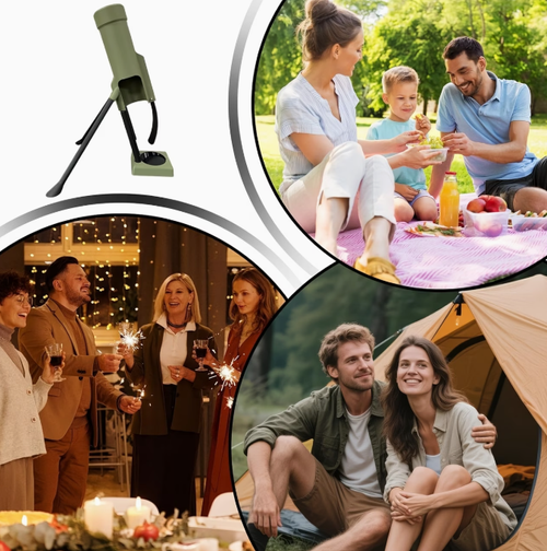 New Mortar Bottle Opener, Beer Opener, One Shot Bottle Cap Opening, Bar Party Interactive Essential, Creative Shooting Style Gift (Height: 9.25 Inches, Diameter: 2.44 Inches Suitable for Beer)