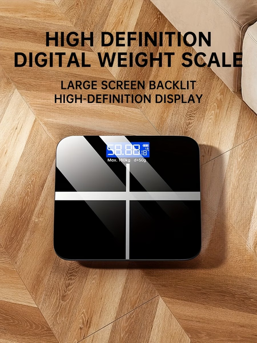 Weight Scale Electronic Scale, 179.62kg Digital Bathroom Scale, High-precision Weight Scale with LCD High-definition Display And Temperature Display (switchable Between KG And Scale), Ultra Wide Platform, High-precision Electronic Weighing.