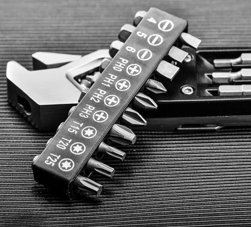 Multi-Functional Metal Folding Wrench Utility Tool