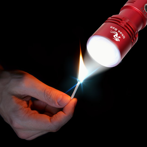 Red LED Flashlight