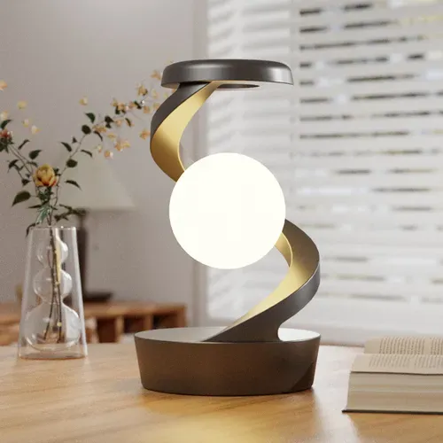 Modern Design Rotary Suspension Wireless Charging Table Lamp RGB Atmosphere Night Light with （ Delivery in 3 days ） 1066 sales