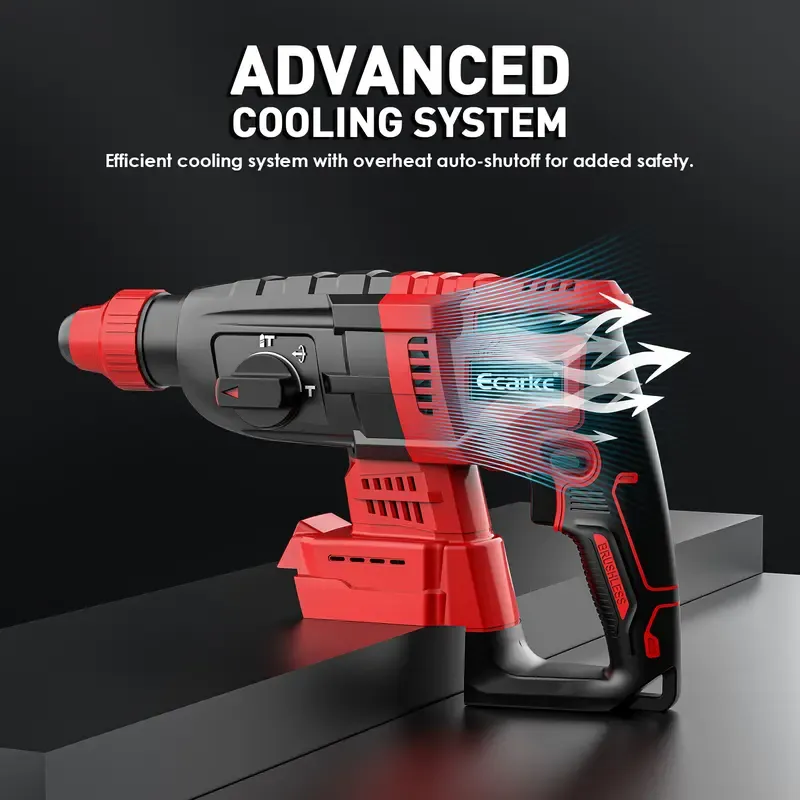 20V 3-in-1 Multifunctional Rotary Hammer — High-Power Impact Drill and Efficient Concrete Drilling Tool
