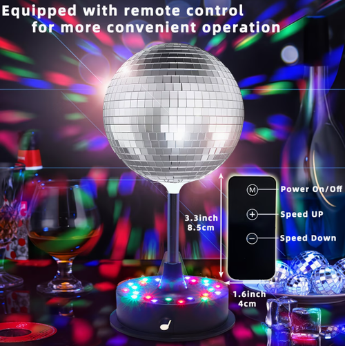 Remote Control RGB DJ Disco Ball Light