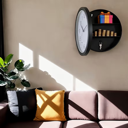 Multifunctional Concealed Coin Safe. Wall-Mounted Security Vault. Ideal for Use in Homes And Offices. The Perfect Choice for Storing Cash. Sturdy And Durable Coin Storage Box. Coin Sorter