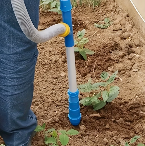 1set Large Capacity Fertilizer Spreader with Garden Knob for Backpack Corn Tree Fertilizing Featuring corn topdressing device, fertilizer spreader, fertilizer runner, fertilizer point device, and fertilizer machine