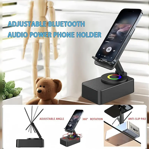 Wireless Audio Bluetooth Speaker 5in1 Phone Holder