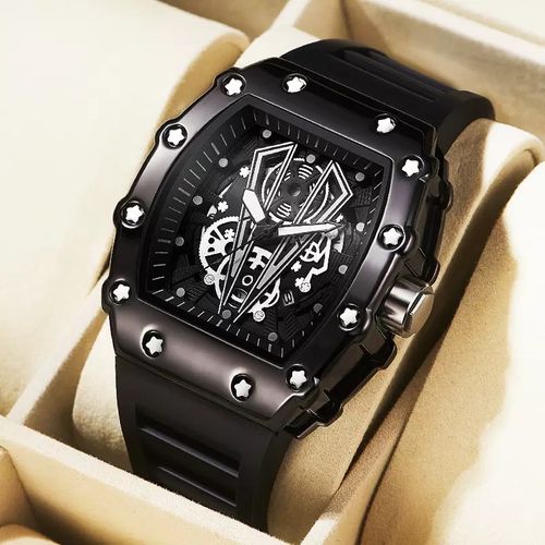 Large dial men's quartz watch waterproof sports watch square men's watch luminous watch