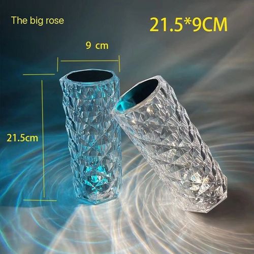 Creative gift atmosphere lamp rose decorative table lamp bedside charging night light