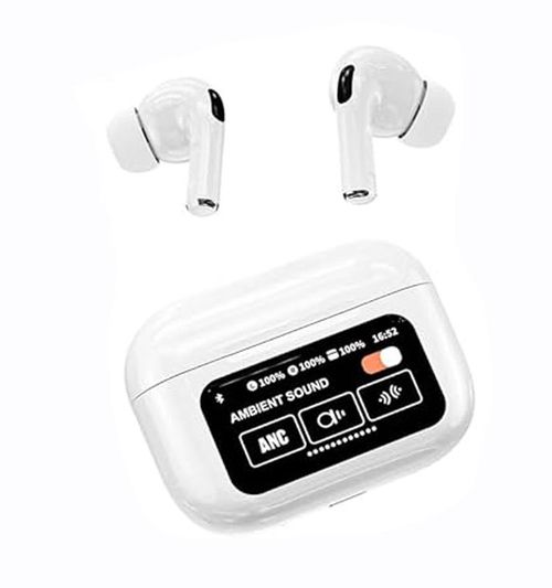 Latest hot-selling wireless Bluetooth earphones Color LED Touch Screen Noise Cancelling Headphones with Long Battery Life