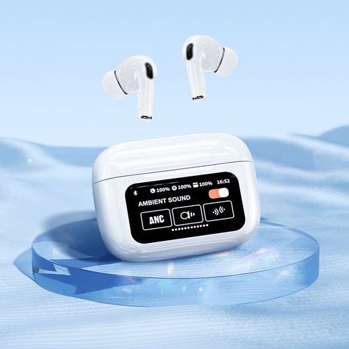 Latest hot-selling wireless Bluetooth earphones Color LED Touch Screen Noise Cancelling Headphones with Long Battery Life