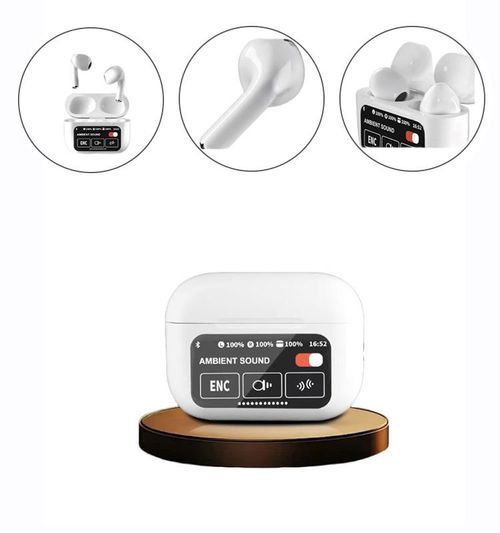 Latest hot-selling wireless Bluetooth earphones Color LED Touch Screen Noise Cancelling Headphones with Long Battery Life