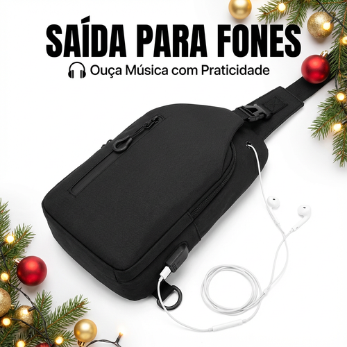 🔥 Bolsa Masculina Moderna com USB — Promoção Especia— 25.000 Kz🚫 Apenas 30 unidades 📦 Entrega grátis— Pague só ao receber