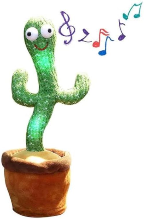 🌵​​🌵🌵Cacto dançante de pelúcia com carregamento recarregável​, cante 120 músicas, gravação, repete o que você diz e emite luzes coloridas, presentes de brinquedos divertidos para meninos e meninas
