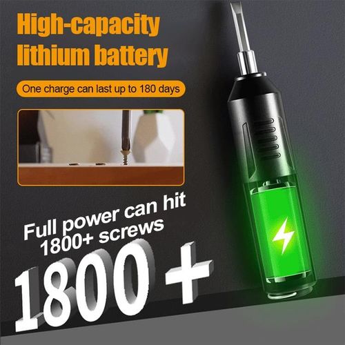 🔧🔥 Conjunto Portátil de Chave de Fenda Elétrica Doméstica ⚡️🛠️ | Compacta, Segura e Super Potente 💪 | Ideal para Reparações Rápidas em Casa 🏠, Escritório 🏢 ou Oficina 🚗 | Carregamento Rápido 🔋 + Fácil de Usar 🙌