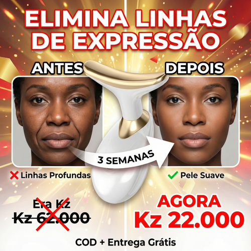 💖🔴🌸Bastão Emagrecedor Facial 7 Cores - 👑Antienvelhecimento para Rosto, Pescoço e Olhos Firmes! 🦋💫