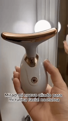 💖🔴🌸Bastão Emagrecedor Facial 7 Cores - 👑Antienvelhecimento para Rosto, Pescoço e Olhos Firmes! 🦋💫