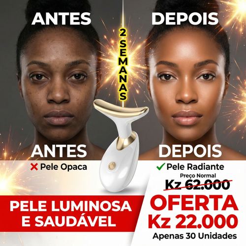 💖🔴🌸Bastão Emagrecedor Facial 7 Cores - 👑Antienvelhecimento para Rosto, Pescoço e Olhos Firmes! 🦋💫