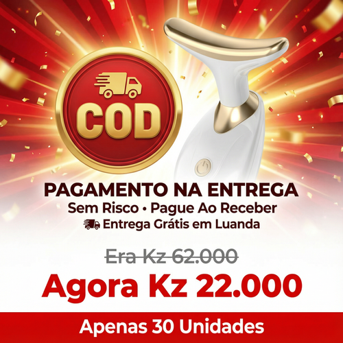 💖🔴🌸Bastão Emagrecedor Facial 7 Cores - 👑Antienvelhecimento para Rosto, Pescoço e Olhos Firmes! 🦋💫