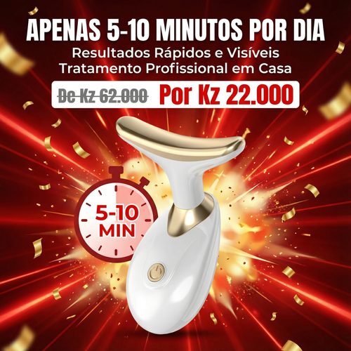 💖🔴🌸Bastão Emagrecedor Facial 7 Cores - 👑Antienvelhecimento para Rosto, Pescoço e Olhos Firmes! 🦋💫