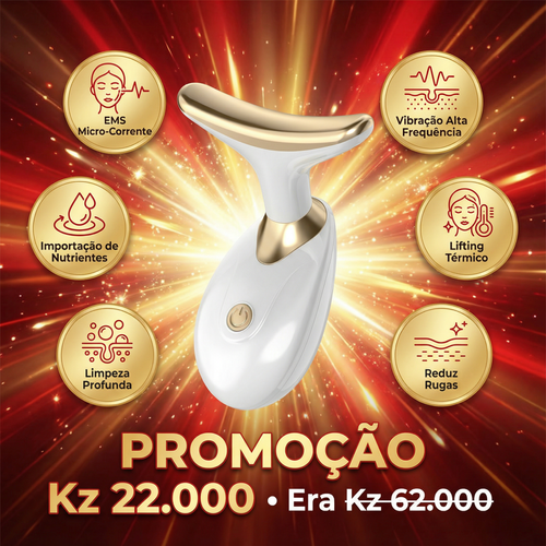 💖🔴🌸Bastão Emagrecedor Facial 7 Cores - 👑Antienvelhecimento para Rosto, Pescoço e Olhos Firmes! 🦋💫