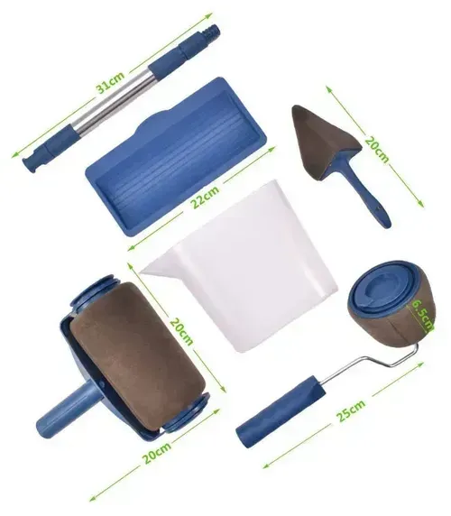 🏡 Conjunto de Pintura 5 em 1 🏠✨ Renove as Suas Paredes Facilmente!