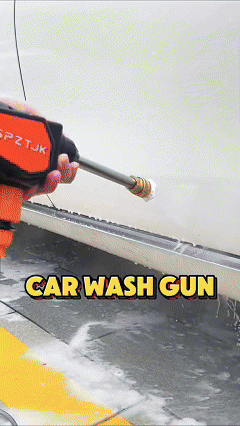 💦Lava tudo! –⚡ Pistola de Lavagem Portátil –Carros, muros e quintais com potência total!💪🔥