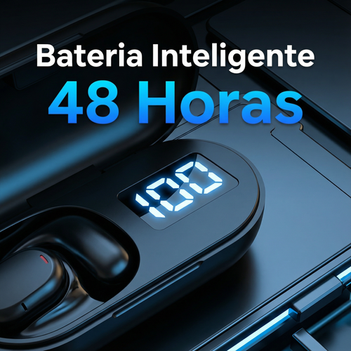 Luanda 🎧🔥 | Auricular Bluetooth Sem Fios com Display Digital 📊 Som Claro 🔊, Chamadas Nítidas 📞 e Bateria Extra Longa 🔋 Perfeito para Trabalho 💼, Desporto 🏃‍♂️ e Viagens ✈️