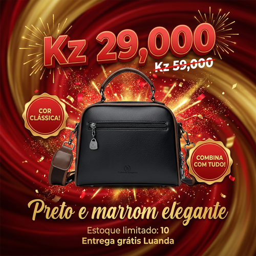 🇦🇴👜✨ OFERTA LUANDA! — Bolsa Feminina Estilo Francês 2026 💃 — Grande Capacidade para Telemóvel e Cosméticos 📱💄 — Design Elegante e Moderno 🌸 — Leve, Portátil e Perfeita para Trabalho e Passeio 🚶‍♀️