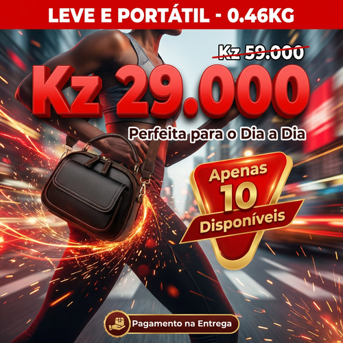 🇦🇴✨ NOVA MODA FEMININA EM LUANDA!—👜 Bolsa Elegante e Moderna—👠 ✨ Super Leve e Confortável—👗 Perfeita para Trabalho, Passeio e Compras—🔥 Estilo Luxuoso que Combina com Qualquer Look—🚚 Entrega Grátis + Pagamento na Entrega