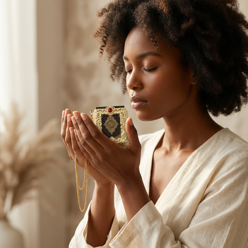 📖📖Mini Real Paper Quran Keychain – Readable Arabic Muslim Gift | Durable Gold Religious Hanging Jewelry