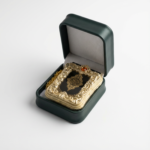 📖📖Mini Real Paper Quran Keychain – Readable Arabic Muslim Gift | Durable Gold Religious Hanging Jewelry